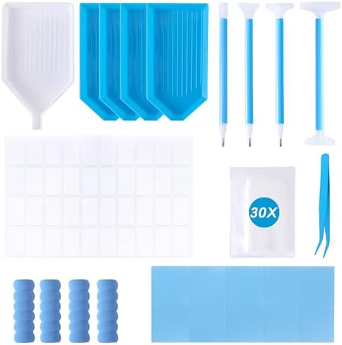 55PCS Diamond Art Accessories Tools Multiple Sizes Diamond Painting Kits