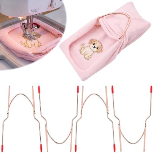 Twistover 4 Pcs 4 Pcs Sock Hoop for Embroidery Machine Sock Embroidery Tool Hoops Aid Gift for Crafting Enthusiast Accessories (Adults)
