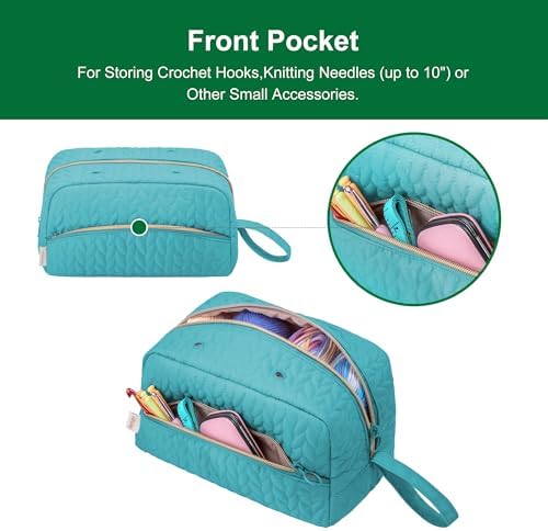 KarSyon Crochet Bag for Yarn Storage Knitting Crochet Supplies Accessories
