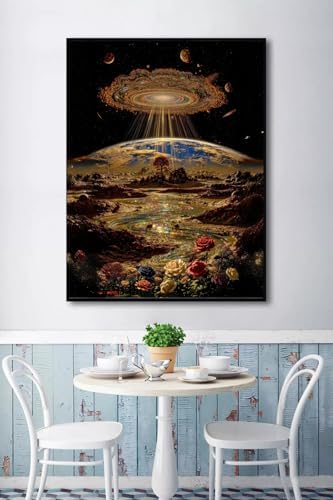 Cosmic Galaxy 5D DIY Diamond Painting Kits for Adults, Diamond Art Kits for Beginners, Full Drill Dot Painting Gem Art Kits for Home Wall Decor11.8 x15.7 Inch