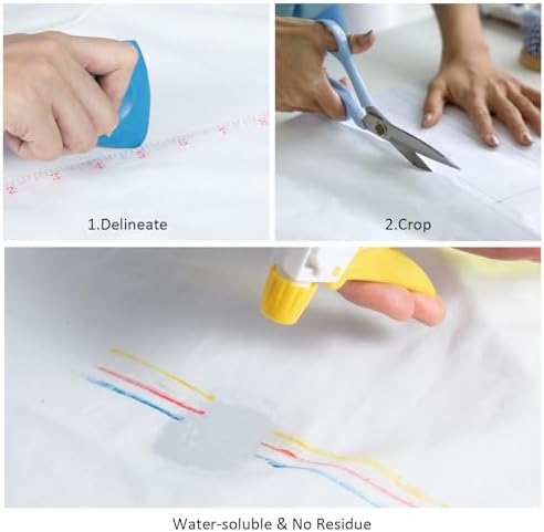 4 Pack Tailors Chalk, Washable Sewing Chalk for Fabric