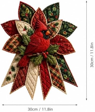 WGOHNUAHA Festive Quilted Christmas Door Hanging DIY Sewing Kit