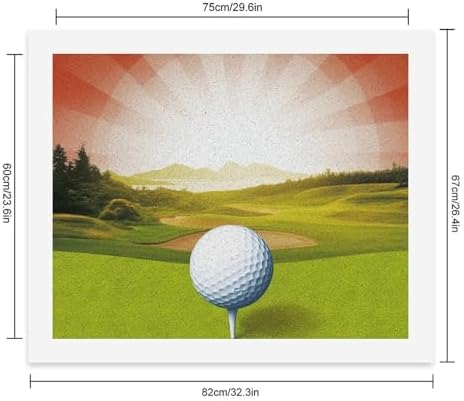QMNBTES Paint by Numbers Kit for Adults Beginner Golf Sport Paint by Number Kits on Canvas Number Painting Drawing Paintwork DIY Oil Painting Kits for Gift Home Wall Decor