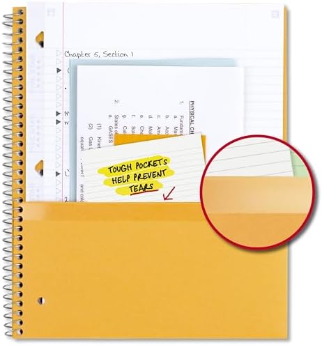 Five Star Spiral Notebook + Study App, 5 Subject, College Ruled Paper, 8-1/2" x 11", 200 Sheets, Fights Ink Bleed, Water Resistant Cover, Amethyst Purple (38748)