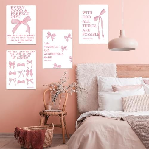 4 Pack Pink Diamond Art Kits for Adults Diamond Painting Kit for Beginner