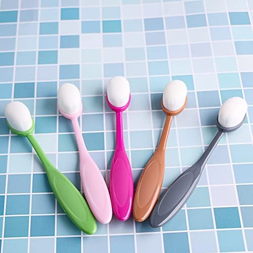 Yoseng 5 Pcs Craft Ink Blending Stencil Brushes with Color Coded Handles