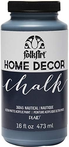 FolkArt 36045 Home Decor Chalk Acrylic Paint, 16 oz, 16 Ounce, Nautical 16 Fl Oz