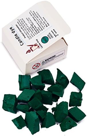 Dark Green Candle Wax Dye 2 oz - Candle Color Dye Blocks