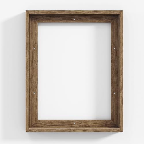 Venusmiles Canvas Frame 11x14 Frame for Canvas Painting Floating for 1" Deep, Floater for Canvas Artist Panel Oil Painting Wall Art Décor, Vertical or Horizontal Picture Wall Decor, Natural