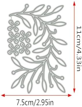 Flowers Metal Cutting Die for Scrapbooking - Cut Stencils for DIY Scrapbook Photo Album Decorative Paper Card, Card Making Supplies, Stencils & Crafting Die Cut (Narcissus 4.3 x 3 in)