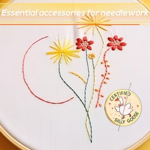 Silly Goose Magnet Needle Minder, Funny Cross Magnetic Needleminder Pin Holder Keeper for Sewing Embroidery Needlework Gift Accessories