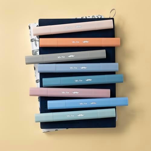 Mr. Pen- Aesthetic Bible Highlighters No Bleed Through Assorted Color, 8pcs