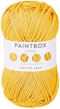 Paintbox Yarns 100% Cotton Aran Yarn 1.76oz / 50g, 93yds / 85m