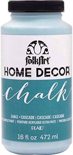 FolkArt 34843 Home Decor Chalk Furniture & Craft Paint in Assorted Colors, 16 ounce, Cascade