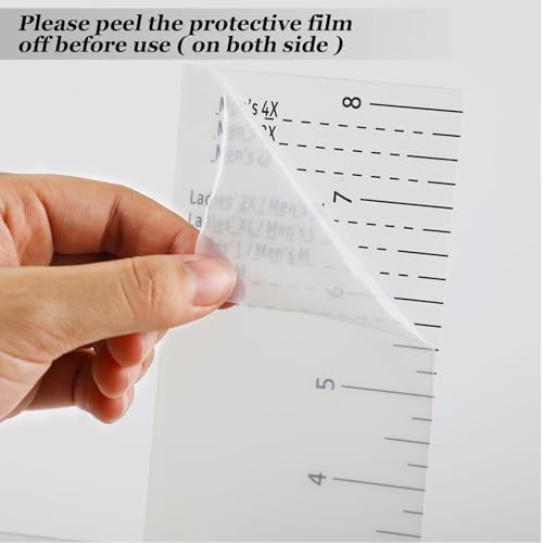 Copkim 3 Pcs T-Shirt Ruler Logo Placement Tool 8.27" X 7.24" Heat Press