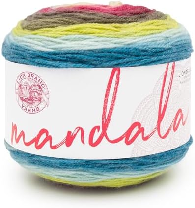 Lion Brand Yarn, Mandala DK Crochet Yarn, Kappa, Multicolor, 1 Pack