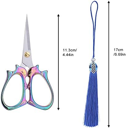 SHWAKK Embroidery Scissors, Stainless Steel Tailor Sewing Scissors