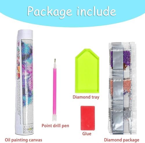 MBNTJHT Gothic Diamond Art Kits for Adults,Witch Tarot Diamond Painting Kit for Adult Beginners,5D DIY Full Drill Round Rhinestone Gem Art Crafts Painting Kit for Home Wall Decor 12X16 Inch.