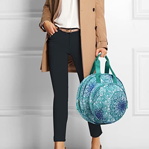 FINPAC Embroidery Project Bag, Embroidery Kits Storage Carrying Tote Bag