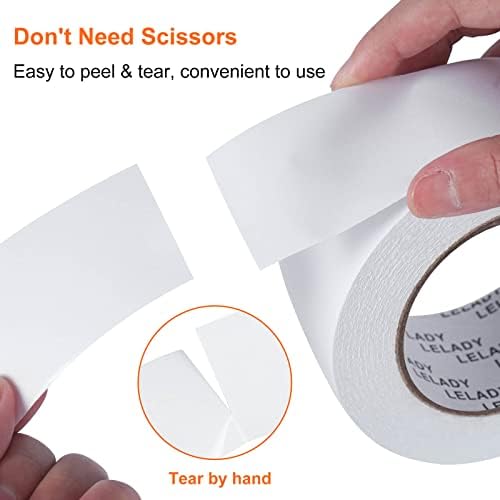 Double Sided Tape 2 Inch x 40 Yards- 1 Roll