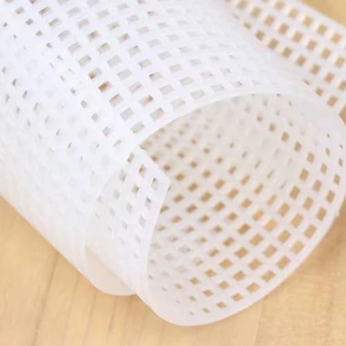 7 PCS Plastic Canvas Sheets, 6 Count Plastic Mesh Sheets for Embroidery, 9.84 x 13 Inch Eye Mesh for Embroidery, Knit Crochet Projects, DIY Handicraft, Make Dividers