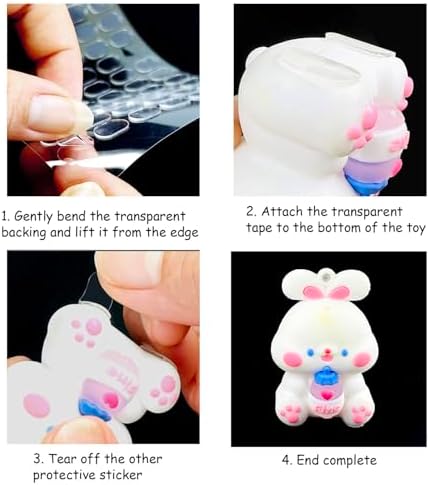 480 Pcs Gel Glue Dots, Double Sided Sticky Dots Clear, Removable Adhesive Dots, Sticky Tack, Museum Putty Stick, Mounting Putty for Balloons Crafts DIY Festival Party Decoration