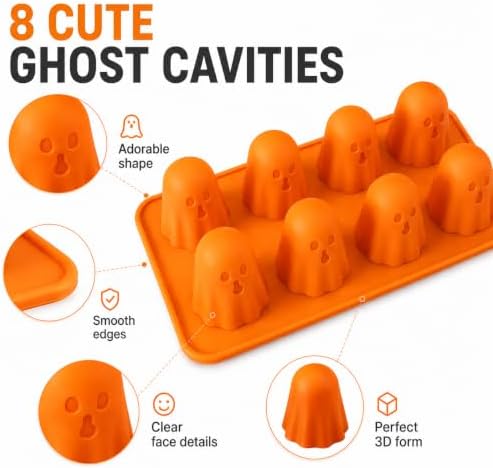 Halloween Silicone Molds, Ghost Silicone Molds