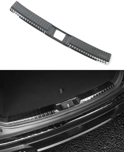 Car Accessories Fit for Honda New HR-V HRV 2023-2026 Interior Stainless Steel Black Titanium Wire Drawing Rear Bumper Sill Plate Guard Cover Trim Compatible with 1PCS Set