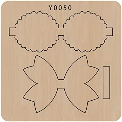 Bow Cut Die, Hair Bow Cut Die, Bowknot Template, Bow Making Die