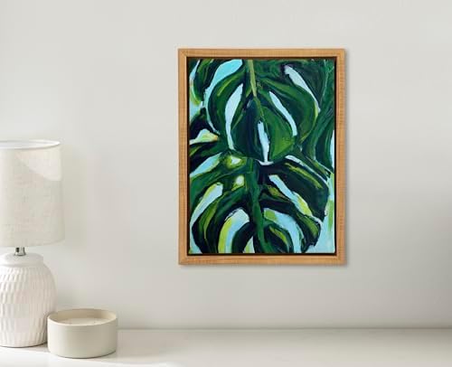 Kate and Laurel Sylvie Blank Framed Canvas Wall Art; 10x13 Natural; Vintage Modern Empty Canvas for Paint-Your-Own Art; Ready to Paint Premium Canvas Already Framed