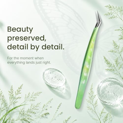 Craft Tweezers, Precision Tweezers for Stickers with Resin Finish