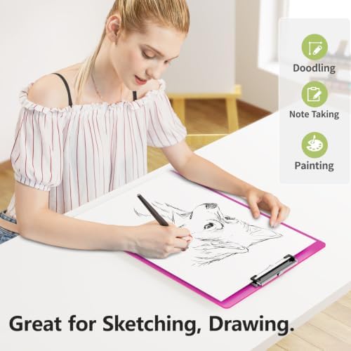Extra Large Clipboard, 11 x 17 Purple Plastic Drawing Board