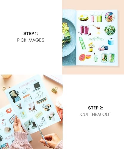 Lamare Vision Board Collage Book - 1000+ Images & Vision Board Supplies