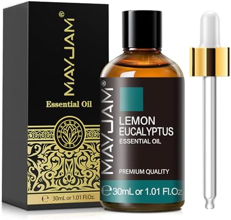 MAYJAM Lemon Eucalyptus Essential Oil for Diffuser Skin Care, 1.01fl.oz