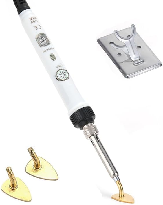Arokimi Mini Iron, 80W Small Tiny Iron for Crafts Patches Hats (White)