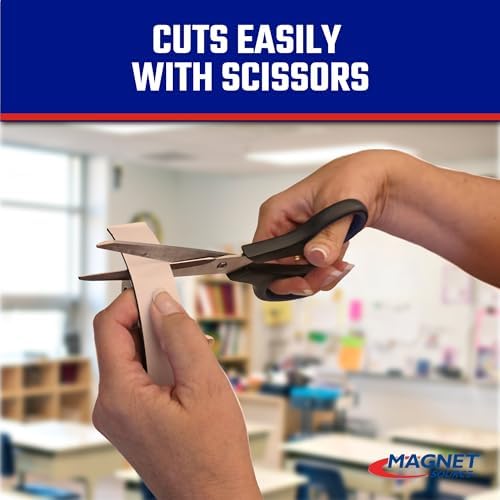 Master Magnetics - ZG80A-Ax50BX Flexible Magnet Strip with Adhesive Back , 1/16" Thick, 2" Wide, 50 feet (1 Roll)
