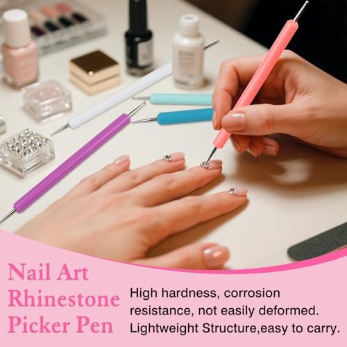 5-Piece Pattern Tracing & Embossing Stylus Set – Dual-Ended Ball Tip Tools for Transfer Paper, Drawing, Clay Sculpting & Nail Art
