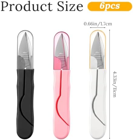 6Pcs Yarn Scissors, Small Scissors Sewing Scissors Small, Embroidery Scissors