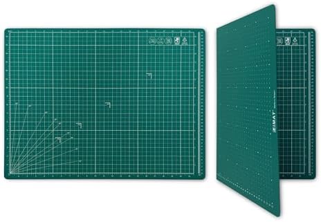 iMAT Flip Cutting Mat Note A2, Foldable, Double-Sided, Hunter Green