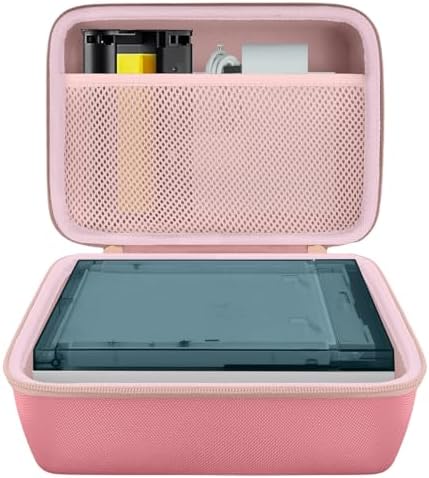 khanka Case Compatible with M110 M100 M200 Liene 4x6'' Photo Printer, Wi-Fi Picture Printer,Case Only(Pink)