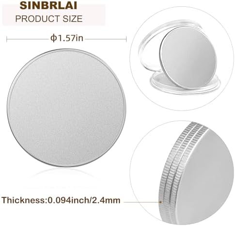 10 Pcs Blank Challenge Coin, Engraving Blanks Coins