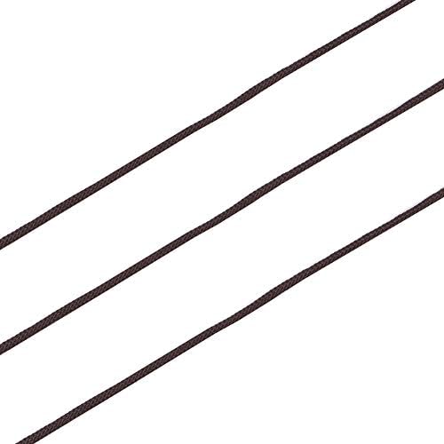 Elecrelive 100 Yards 0.8mm Coconut Brown Nylon Cord String Macrame Rope