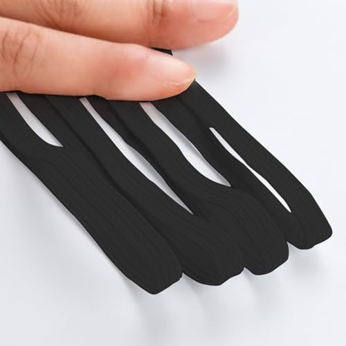Airisoer Elastic Bands for Sewing 1/4 Inch x 12 Yards, Black