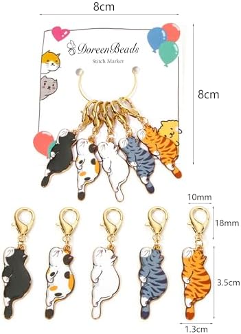 DoreenBeads Stitch Markers for Crocheting and Knitting