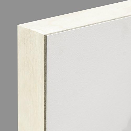 Ampersand Aquabord Panel for Watercolor and Gouache, 1.5 Inch Cradled Profile, 8X8 Inch (CBTG0808)
