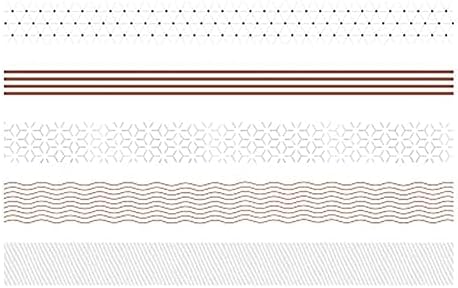 5 Rolls Washi Tape Set Creative Basic Skinny Decorative Tapes for Arts, DIY Crafts, Bullet Journals, Planners, Scrapbooking, Wrapping (Dot)