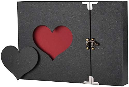 Firbon Scrapbook Album, DIY Photo Album with Black Pages Memory Book