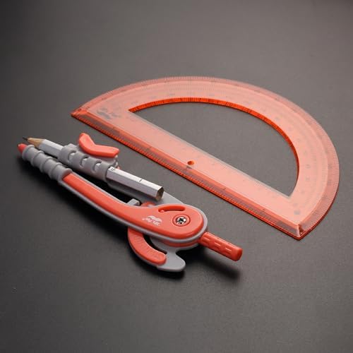 Mr. Pen- Geometry Compass and Protractor Set, 6 Inch Compass