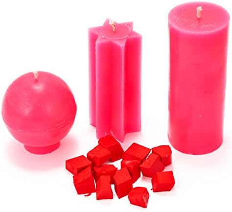 Bright Pink Candle Wax Dye 2 oz - Candle Color Dye Blocks