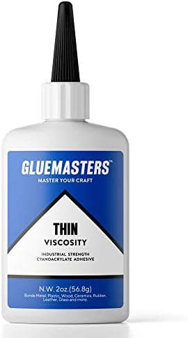 (2 OZ Thin Viscosity) – Shoe & Wood Adhesive – General Home Repair Tool for Glass, Plastic, Rubber, Metal & More